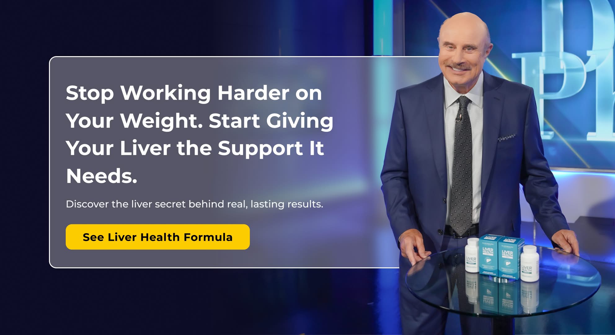 Hero banner featuring Dr. Phil