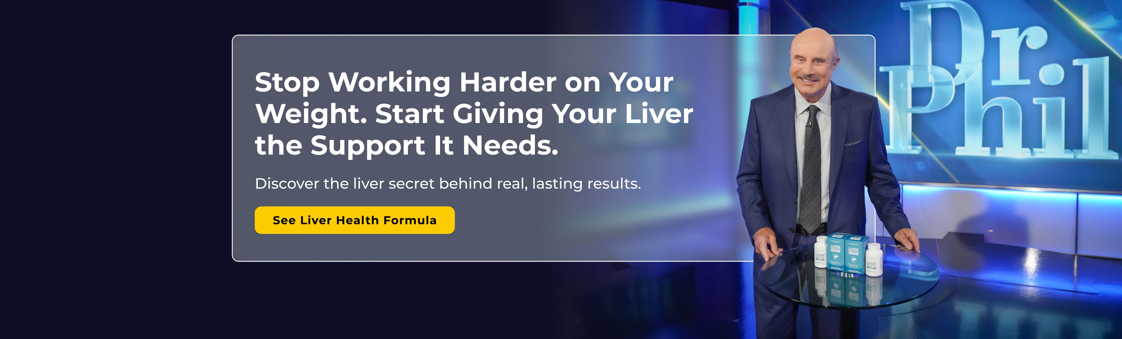 Hero banner featuring Dr. Phil