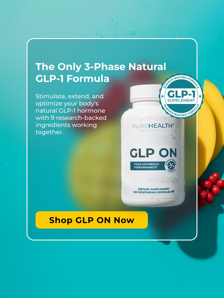 Hero banner featuring natural GLP-1 supplements collection